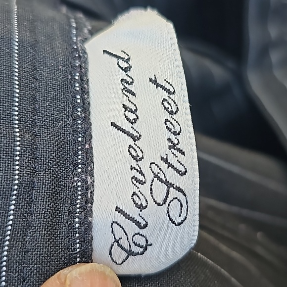 WIDE LEG PINSTRIPED TROUSERS - Picture 5 of 6